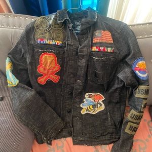 HERATIGE OF AMERICA DENIM PATCH JACKET